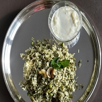 Green Rice Pulao